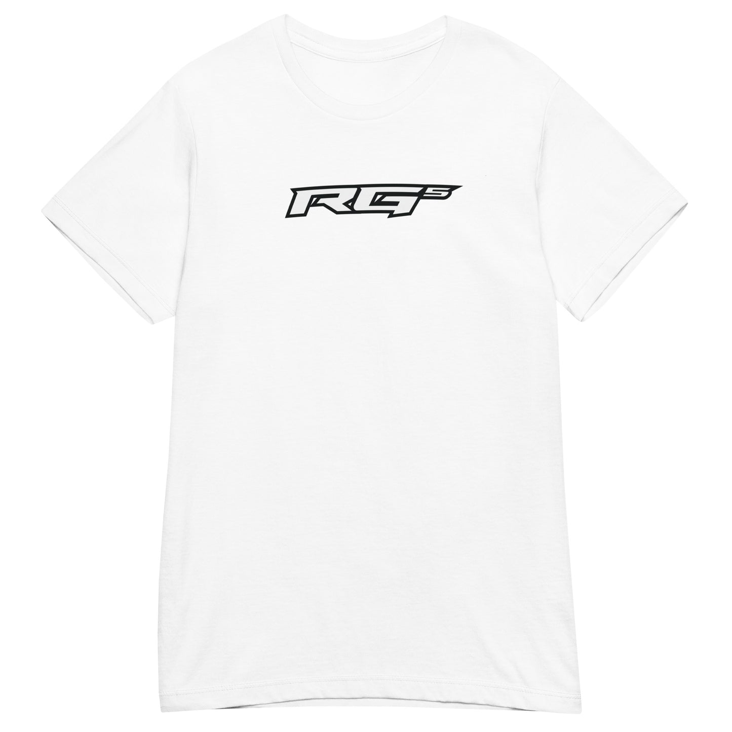 Women’s white T-shirt with front RG5 logo graphic