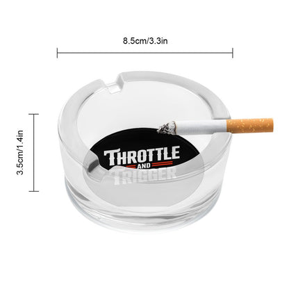 Glass Ashtray Glass Ashtray - Throttle And Trigger