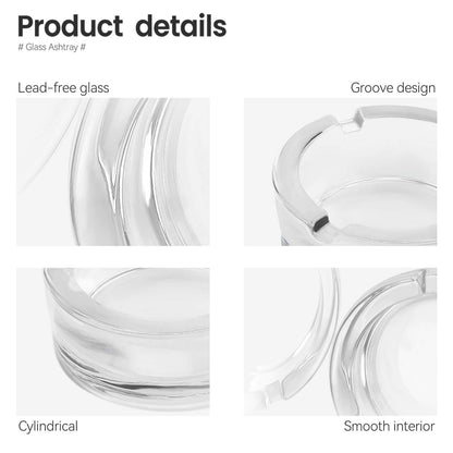 Glass Ashtray Glass Ashtray - Throttle And Trigger