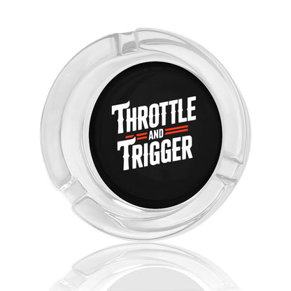 Glass Ashtray Glass Ashtray - Throttle And Trigger