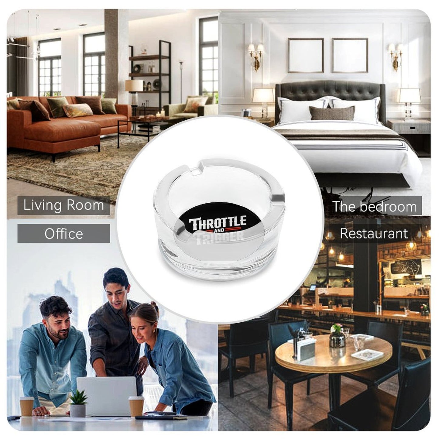 Glass Ashtray Glass Ashtray