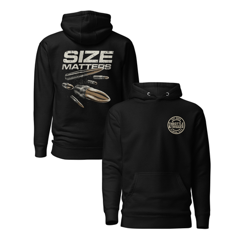 Size Matters Hoodie - Throttle And Trigger