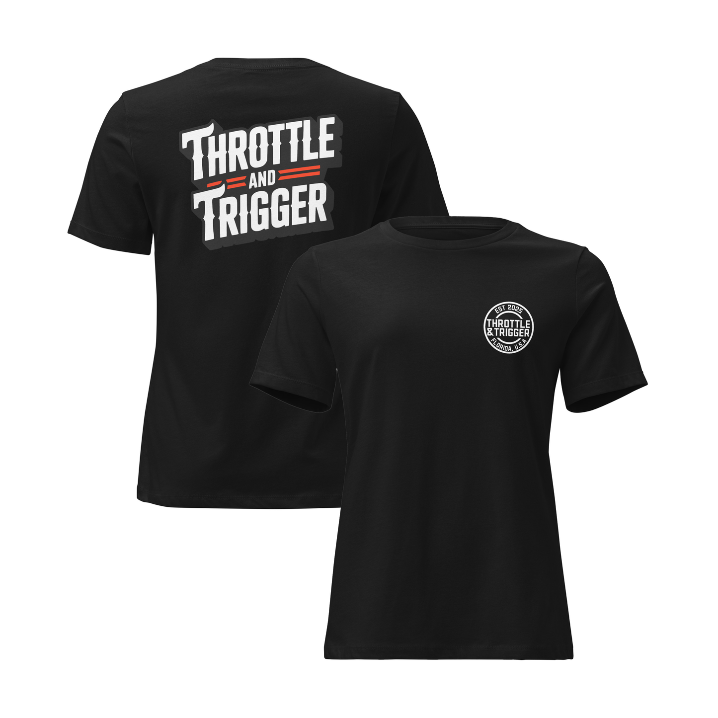 Throttle & Trigger Women's Relaxed T-Shirt