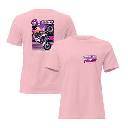 It's 12 O'Clock Women's Relaxed T-Shirt - Throttle And Trigger