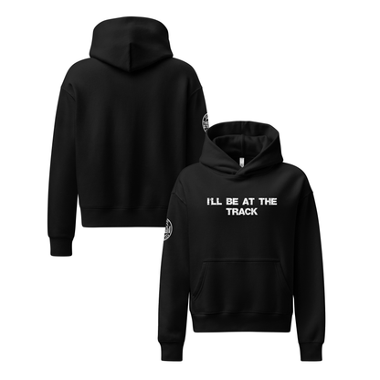 I'll Be At The Track Women’s Relaxed Hoodie - Throttle And Trigger