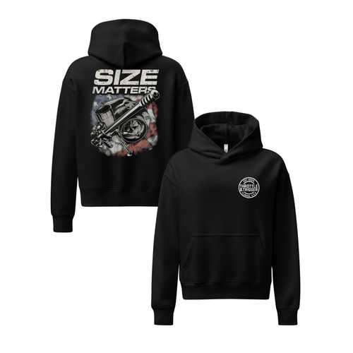 Size Matters Women’s Relaxed Hoodie - Throttle And Trigger