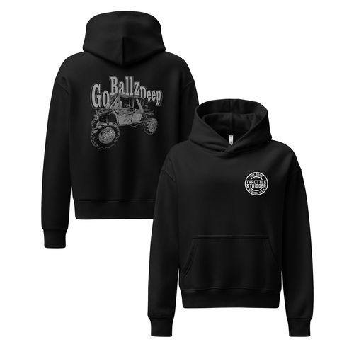Go Ballz Deep Women’s Relaxed Hoodie - Throttle And Trigger