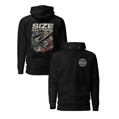 Size Matters Hoodie - Throttle And Trigger