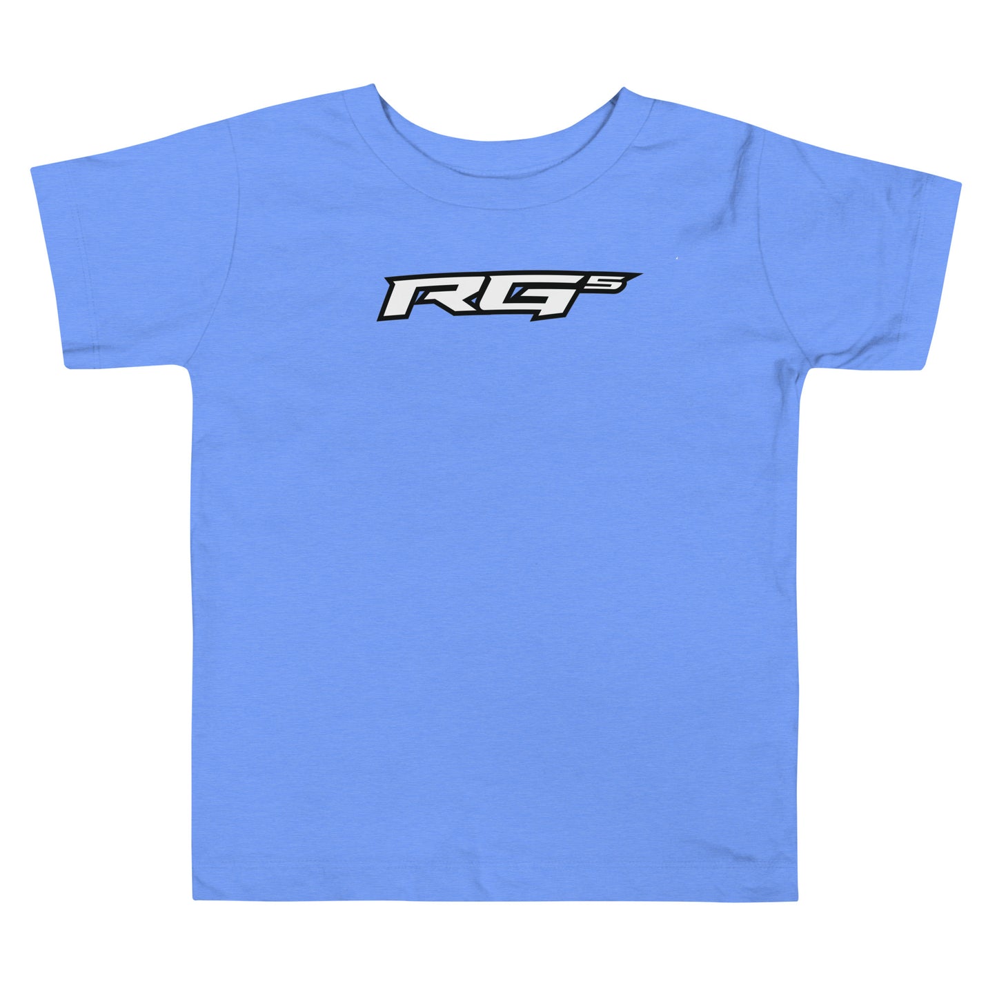 Light blue toddler T-shirt with RG5 logo on front