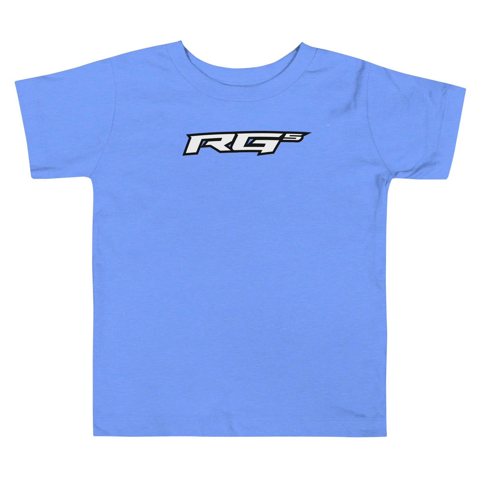 Light blue toddler T-shirt with RG5 logo on front