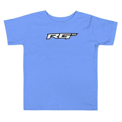 Light blue toddler T-shirt with RG5 logo on front