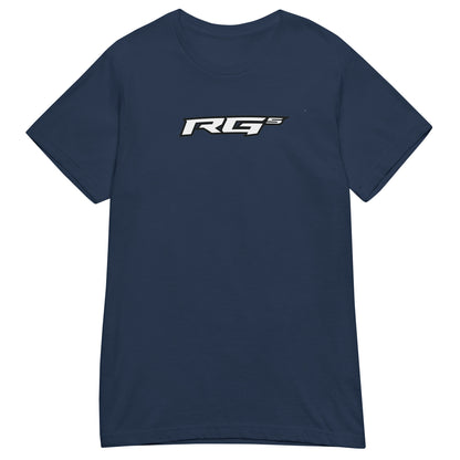 Women’s navy T-shirt with small RG5 logo on chest